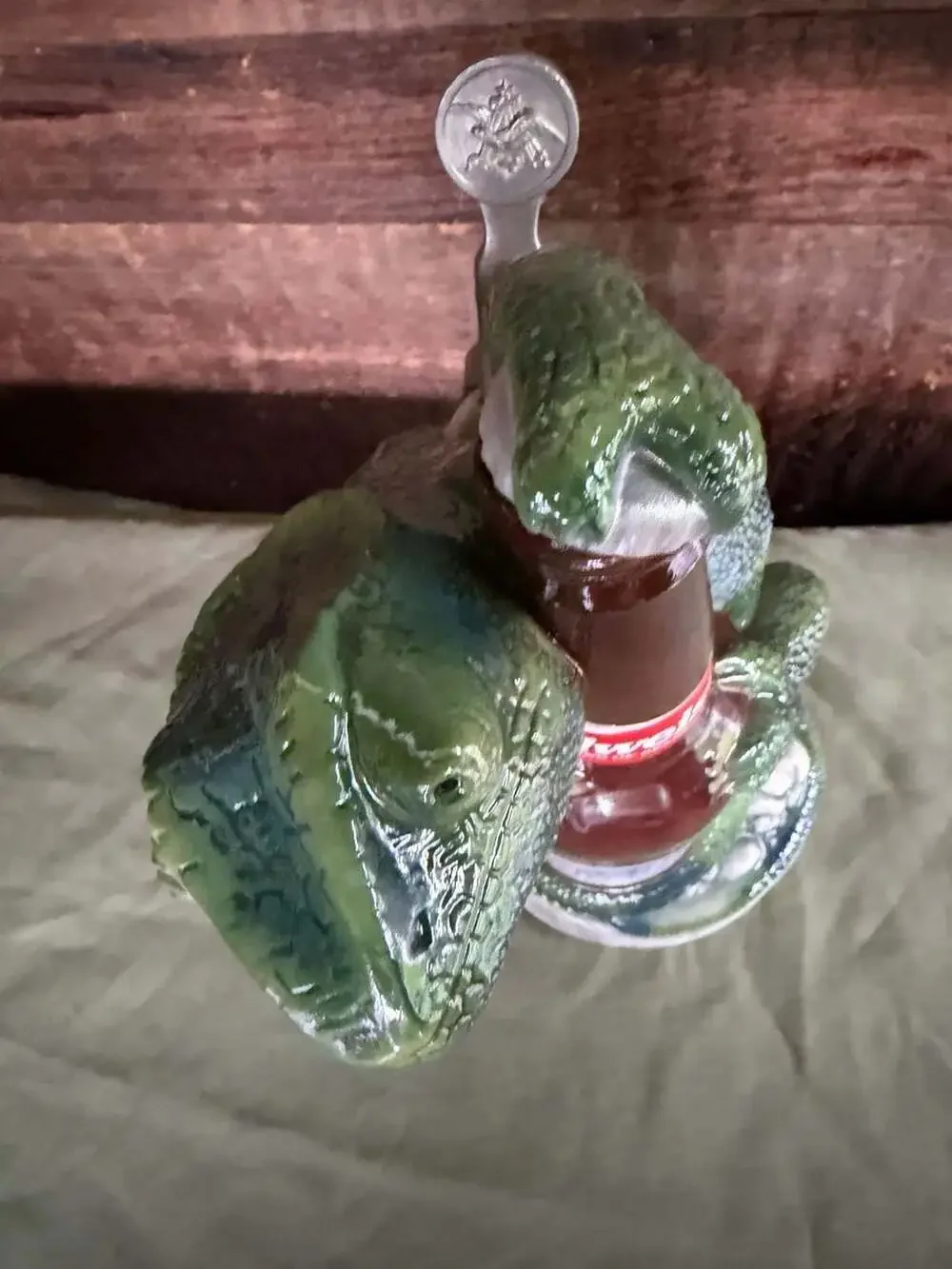 Vintage 1997 Budweiser Louie The Lizard Character Beer Stein with Box